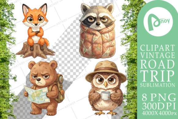 Exhausted Hiker Animal Sublimation: A Designer's Toolkit