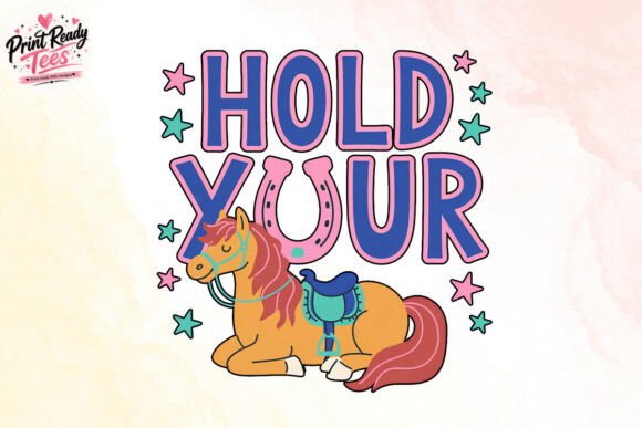 Hold Your Horses PNG: A Playful Design Asset for Creative Projects