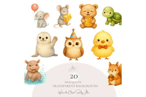 Unleash Creativity with a Cute Animal Clipart Bundle